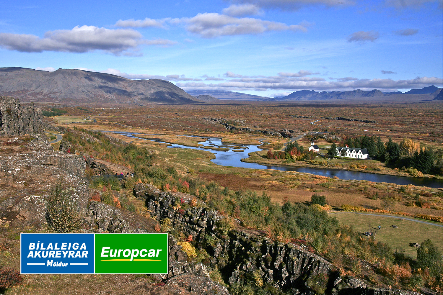 Thingvellir National Park in Southern Iceland