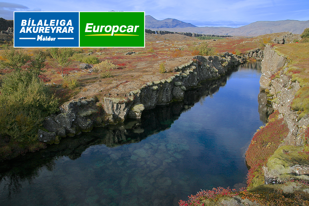 Silfra Fissure at Thingvellir national park in Iceland