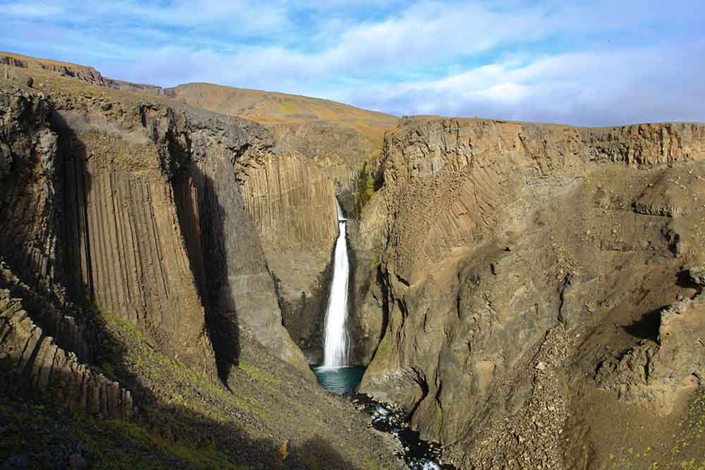 Litlanesfoss near Egilsstadir in eastern Iceland