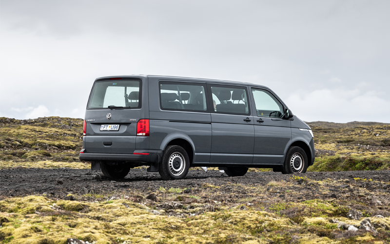 Volkswagen Caravelle Minibus from Holdur Car rental in Iceland