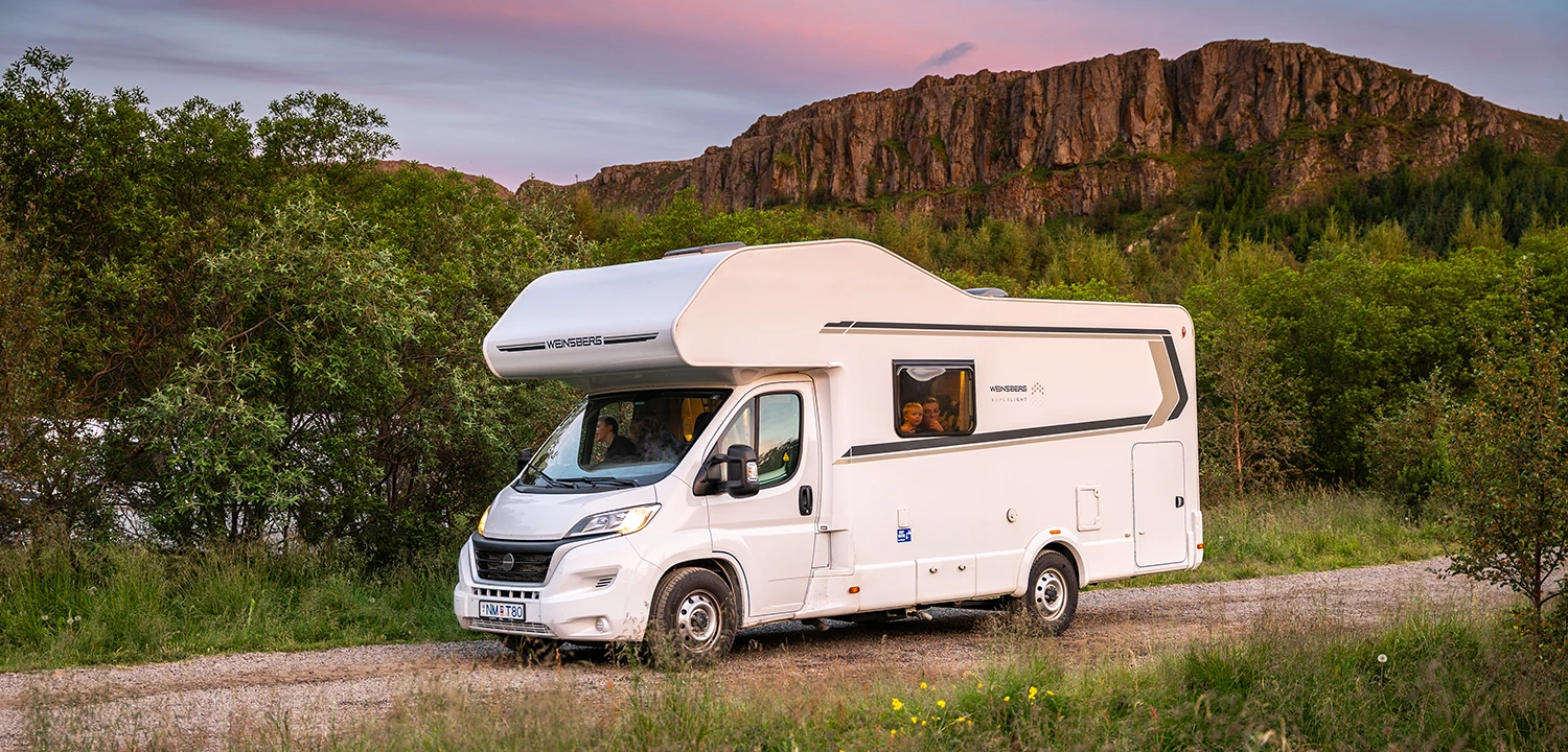 Motorhome rental in Iceland