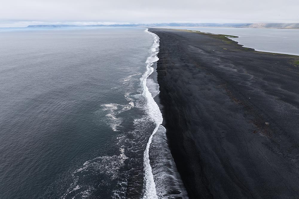 South Iceland black sand beach