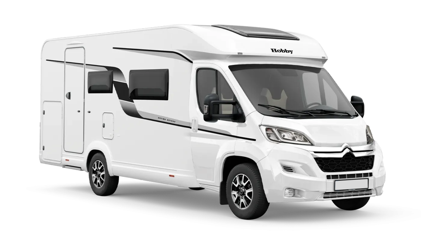 Motorhome camping van ideal for two travellers