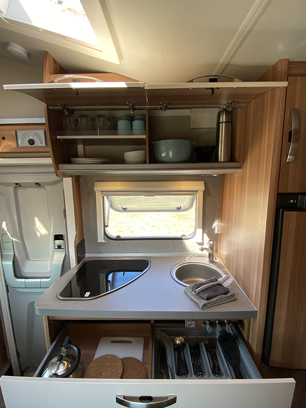 Motorhome kitchen